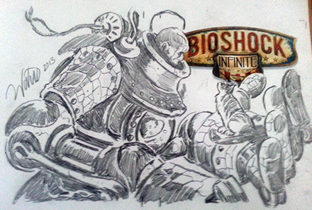 2013 Bioshock Infinite PS3 Xbox 360 PC Vintage Print Ad/Poster Authentic  Art